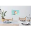 Slagroom - Taart - Blauw - Eten Muursticker klein -eettafel