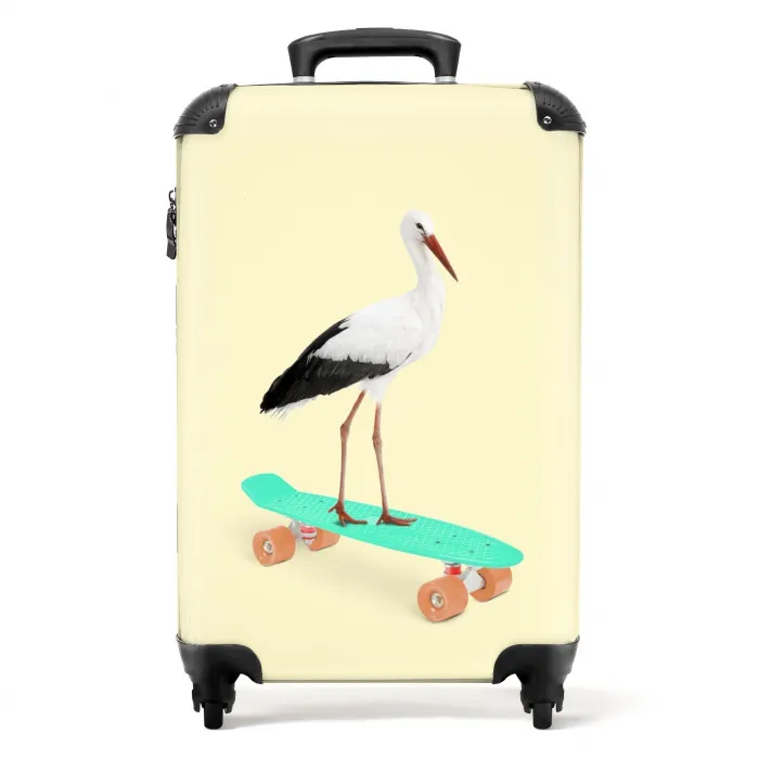 Rijdende reiger Koffer - NBS - Handbagage middel -productfoto_recht