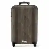 Verweerd hout in groene tint met verticale structuur NBS - Handbagage koffer - Volwassenen Unisex middel -productfoto_recht