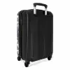 Barok bladeren goud bruin NBS - Handbagage koffer - Volwassenen Unisex middel -achterkant