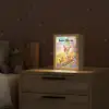 Hertje - Eekhoorn - Bloemenveld - Kleurrijk Light Box met kabel (Kinderlampje) klein -sfeer1_kind