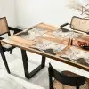 Japandi - Landschap - Beige Placemat vinyl groot -zzsfeer4_Kitchenyeah-website