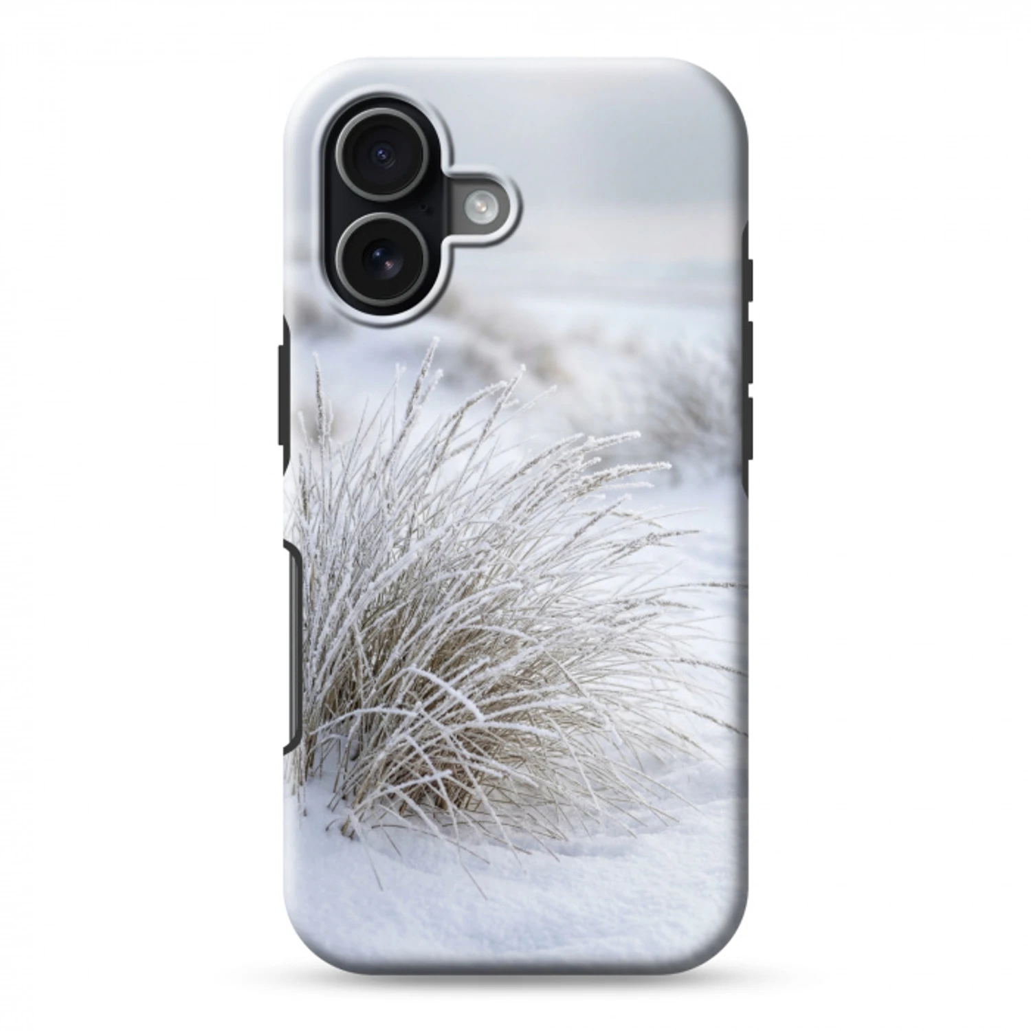 Duinen - Sneeuw - Strand - Winter - Serene Toughcase MagSafe Apple iPhone 17 klein -3d