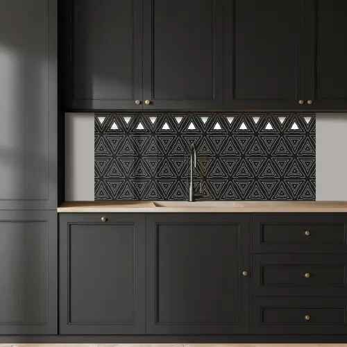 Geometrie - Design - Mozaïek keuken achterwand 2 middel 871 -sfeer1