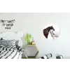 Paard - Modern - Balans Wandcirkel aluminium klein -kinderkamer