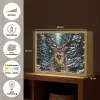 Kerst - Magie - Bos - Kleurrijk Light Box met batterij (Wandlamp) middel -USP_websiteoverzichtNL