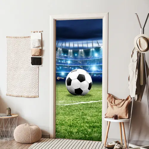 Voetbal - Stadion - Bal - Jongens deurposter klein -sfeer6