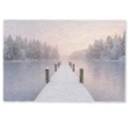Steiger - Meer - Mist - Winter - Serene Deurmat klein -zkaufland3d