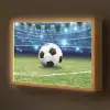 Voetbal - Stadion - Bal - Jongens Light Box met batterij (Wandlamp kind) middel -z3d_website
