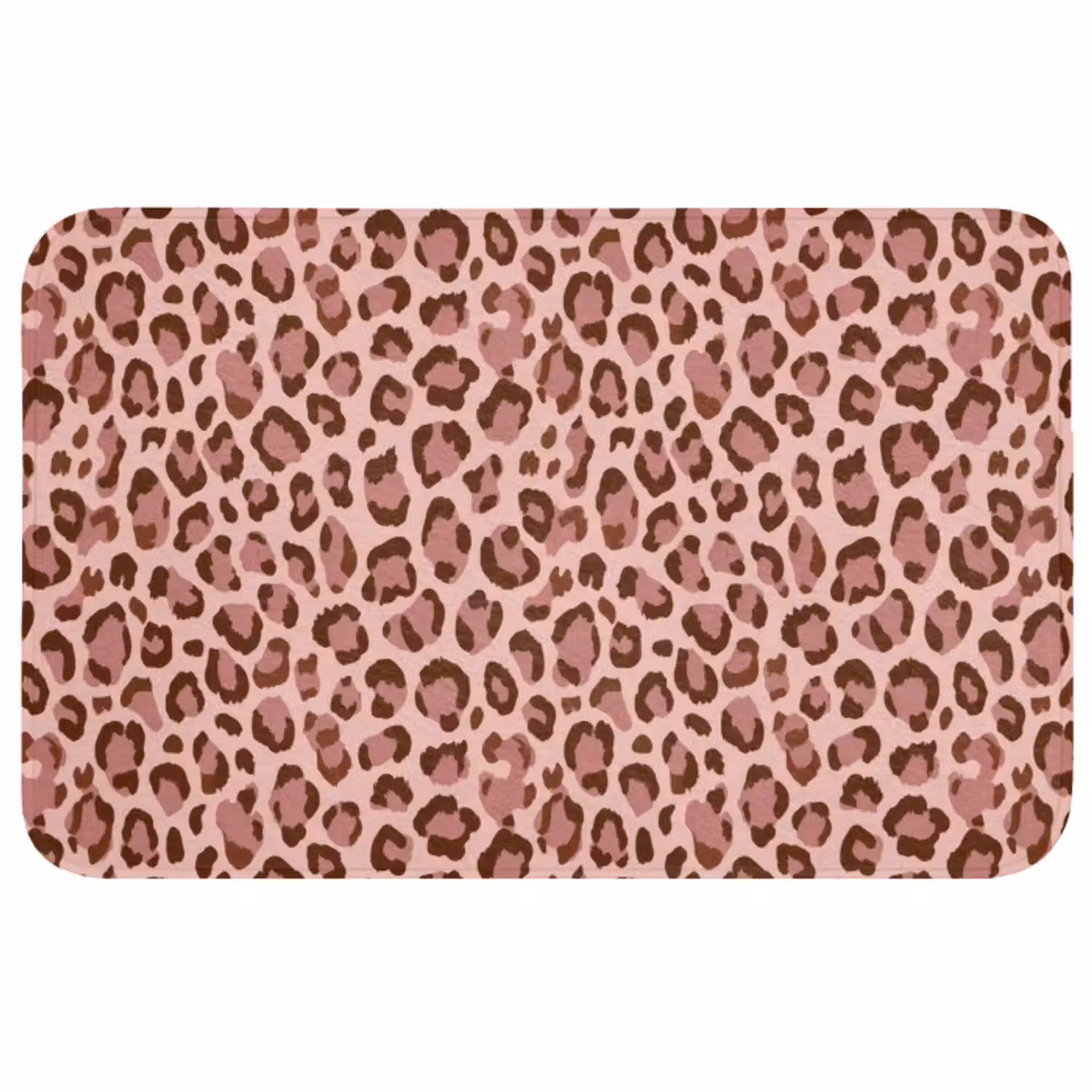 Wc Mat - Luipaard - Patroon - Roze