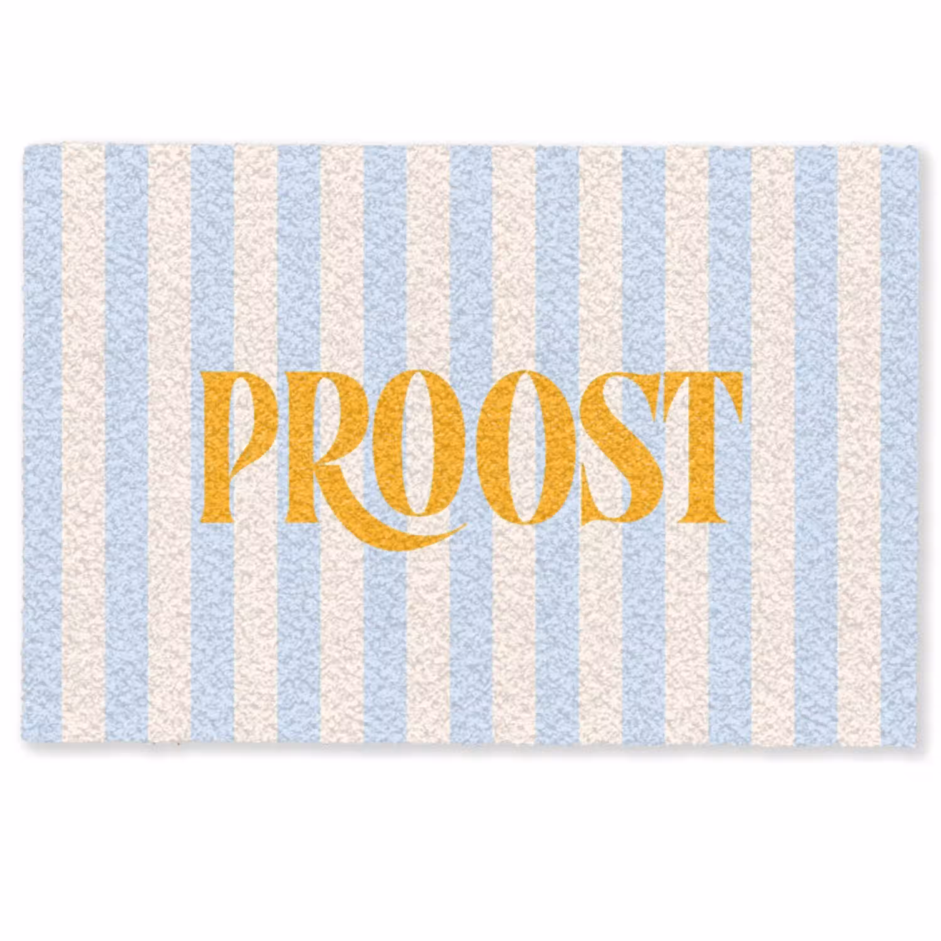 Oranje - Blauw - Strepen - Proost Deurmat klein -zkaufland3d