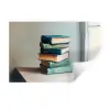 Stapel - Boeken - Groen - Daglicht Muursticker klein -3d