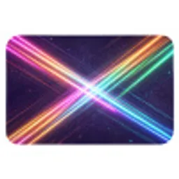 Kruisen - Lasterstralen - Neon Badmat klein -3d