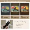 Vrouw - Kleurvlakken - Klassieke schilderkunst Light Box met batterij (Wandlamp) middel -USP_lichtkleurNL