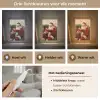 Kerst - Kerstman - Winter - Open Haard Light Box met kabel (Tafellamp) klein -USP_lichtkleurNL