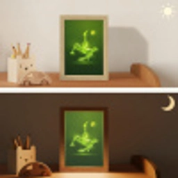 Voetbal - Groen - Omhaal Light Box met kabel klein -sfeer3_kind
