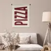 Pizza - Vintage - Decoratie - Japandi Wandkleed katoen klein -sfeer4
