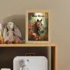 Paard - Bloemen - Natuur - Dieren - Bos - Oranje Light Box met kabel (Kinderlampje) klein -sfeer2_kind