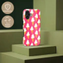 Softijs - Horentje - Roze Toughcase MagSafe Apple iPhone 17 klein 1017 -USP_PrintM_NL