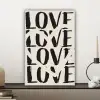 Love - Hart - Beige canvas 2cm klein -sfeer6