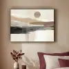 Minimalistisch - Landschap - Dimensie Textielframe zwart klein -sfeer1