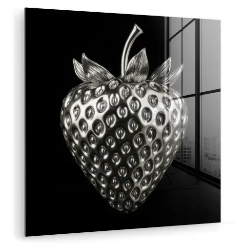Aardbei - Zaadstructuur - Realistisch plexiglas 5mm klein -zzzproduct_nieuw