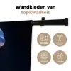 Tentakels - Kwal - Paars - Sprankeling Wandkleed katoen klein -sfeer2