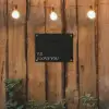 Zwart - Minimalistisch - Valentijn tuinposter los doek klein -sfeer1