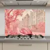City - Car - Pink keuken achterwand spatscherm klein -3d_website