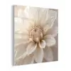 Bloem - Dahlia - Wit plexiglas 5mm klein -z3d