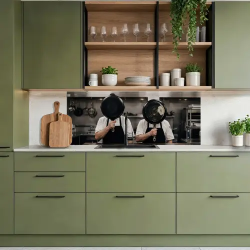 Koks - Koekenpannen - Keuken keuken achterwand 2 middel -sfeer3