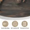 Wereldkaart -  Hout - Mozaïek Akoestische PET Vilt - Rond klein -closeup_NL