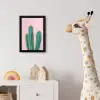 Cactussen - Modern - Pastel fotolijst zwart zonder passe partout klein -usfeer4_kinderkamer