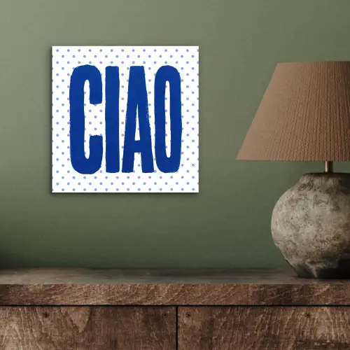 Ciao - Stippen - Roze - Wit aluminium wit klein -sfeer2