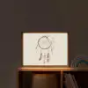 Dromenvanger - Bohemian - Boho - Pastel kleuren Light Box met batterij (Wandlamp kind) middel -sfeer1_kind
