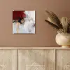 Rood - Marmer - Abstract - Goud - Modern plexiglas 5mm klein -sfeer5