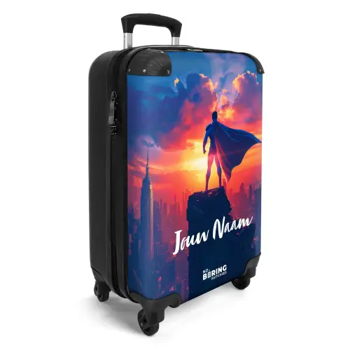 Skyscraper superheld NBS - Handbagage koffer - Kinderen Unisex middel -productfoto_3d