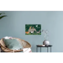 Tropisch - Jungle -  Groen Muursticker klein -plant