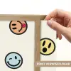 Smileys - Kleurrijk - Grappig Light Box met batterij (Wandlamp kind) middel -USP_websiteprintNL