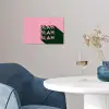 Tekst - Grafisch - Groen - Schaduw poster papier klein -sfeer3