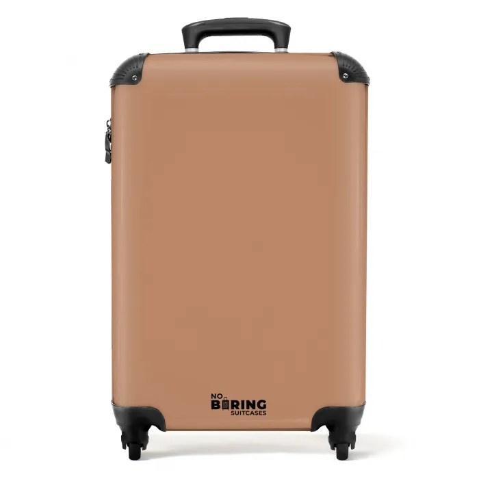 Warme lichtbruine tint NBS - Handbagage koffer - Kinderen Unisex middel -productfoto_recht