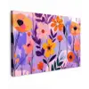 Bloemen - Kleurrijk - Bladeren canvas 2cm klein -z3d