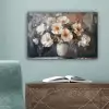 Bloemen - Wit - Vaas - Modern canvas 2cm klein -sfeer4