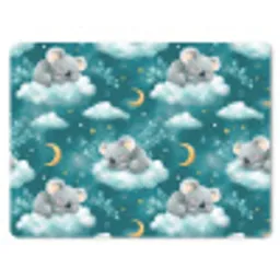 Koala's - Betoverend - Blauw muismat rubber klein 262 -3d