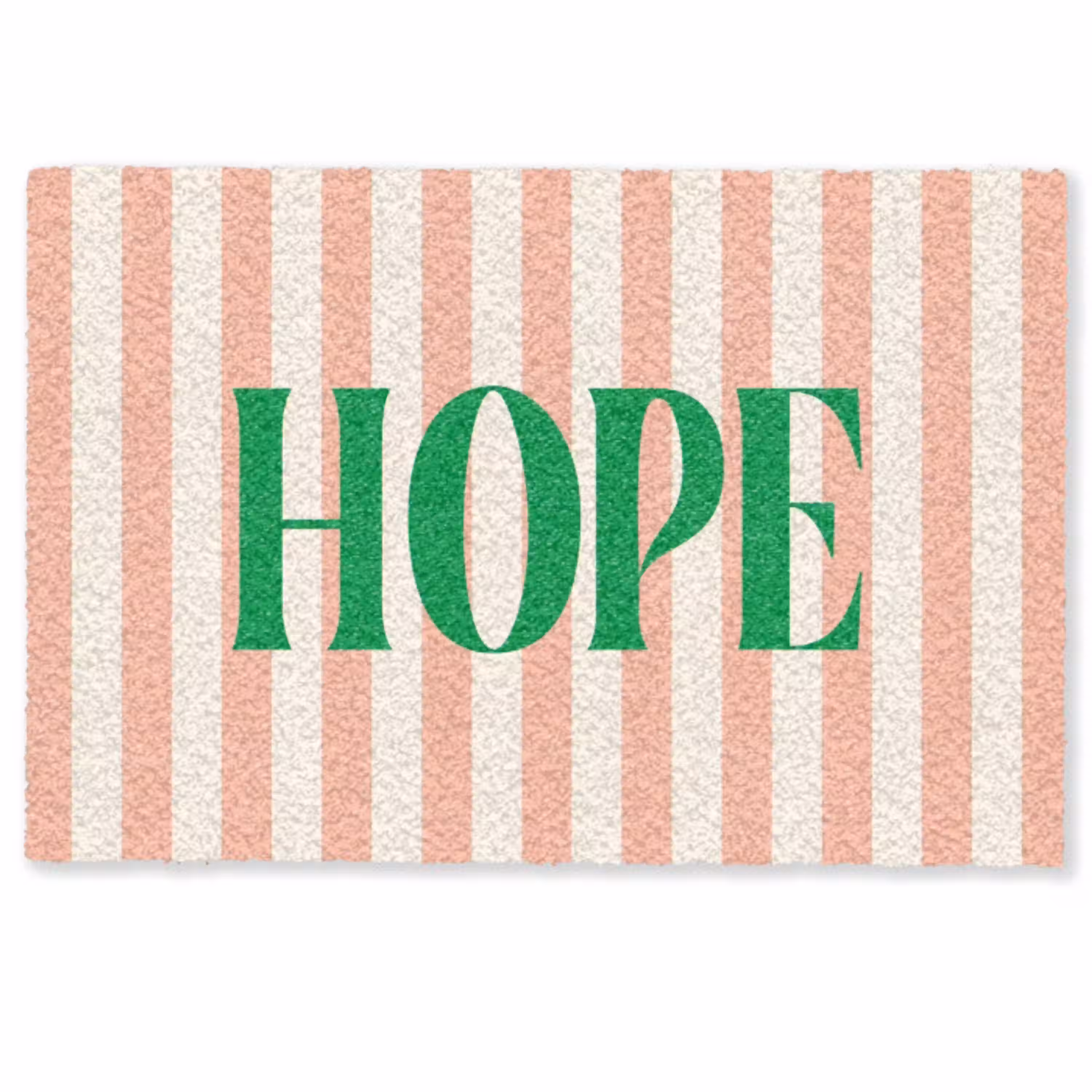 Zachtroze - Groen - Strepen - Hope Deurmat klein -zkaufland3d