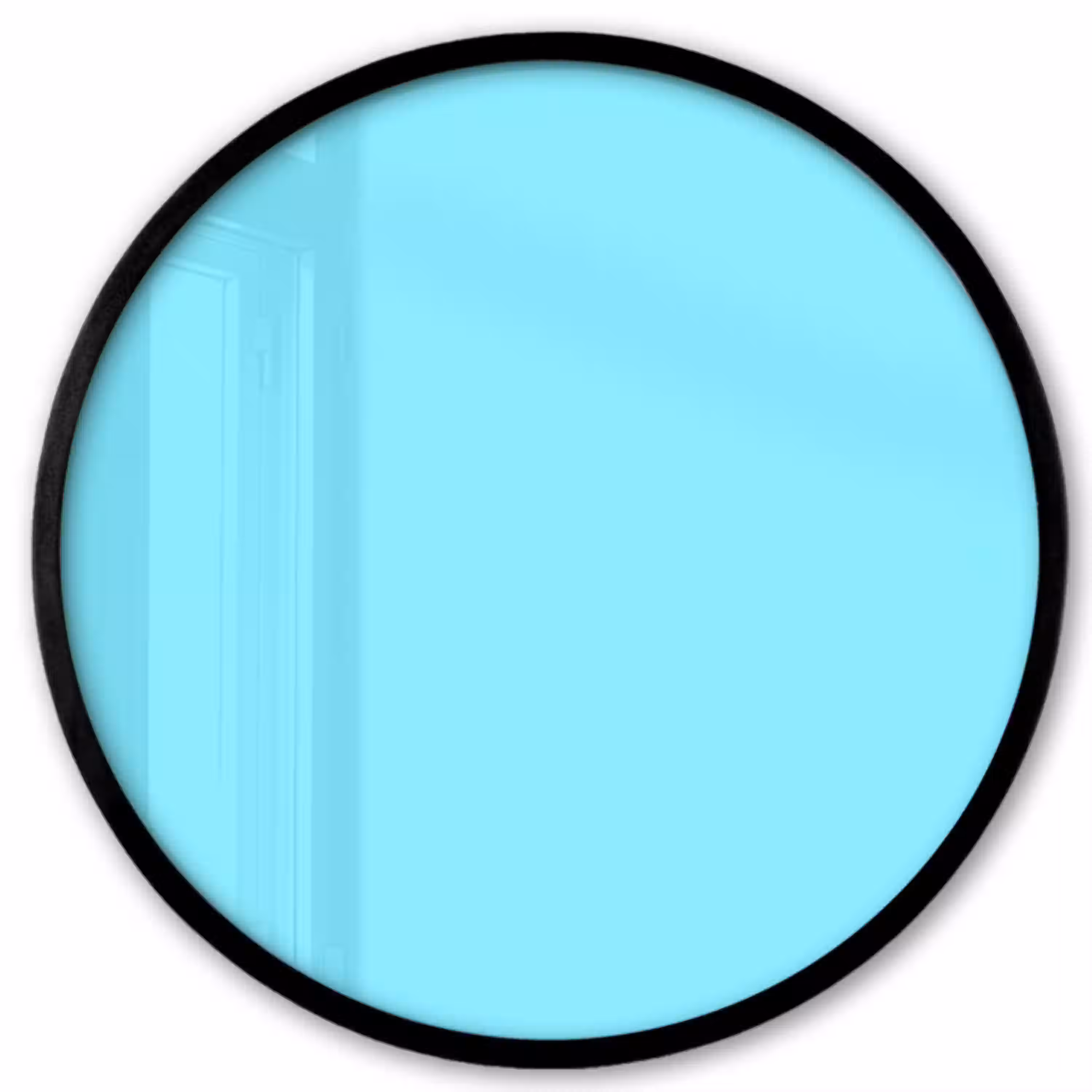 Electric - Cyan - Blauw Fotolijst rond zonder passe partout klein 856 -3d