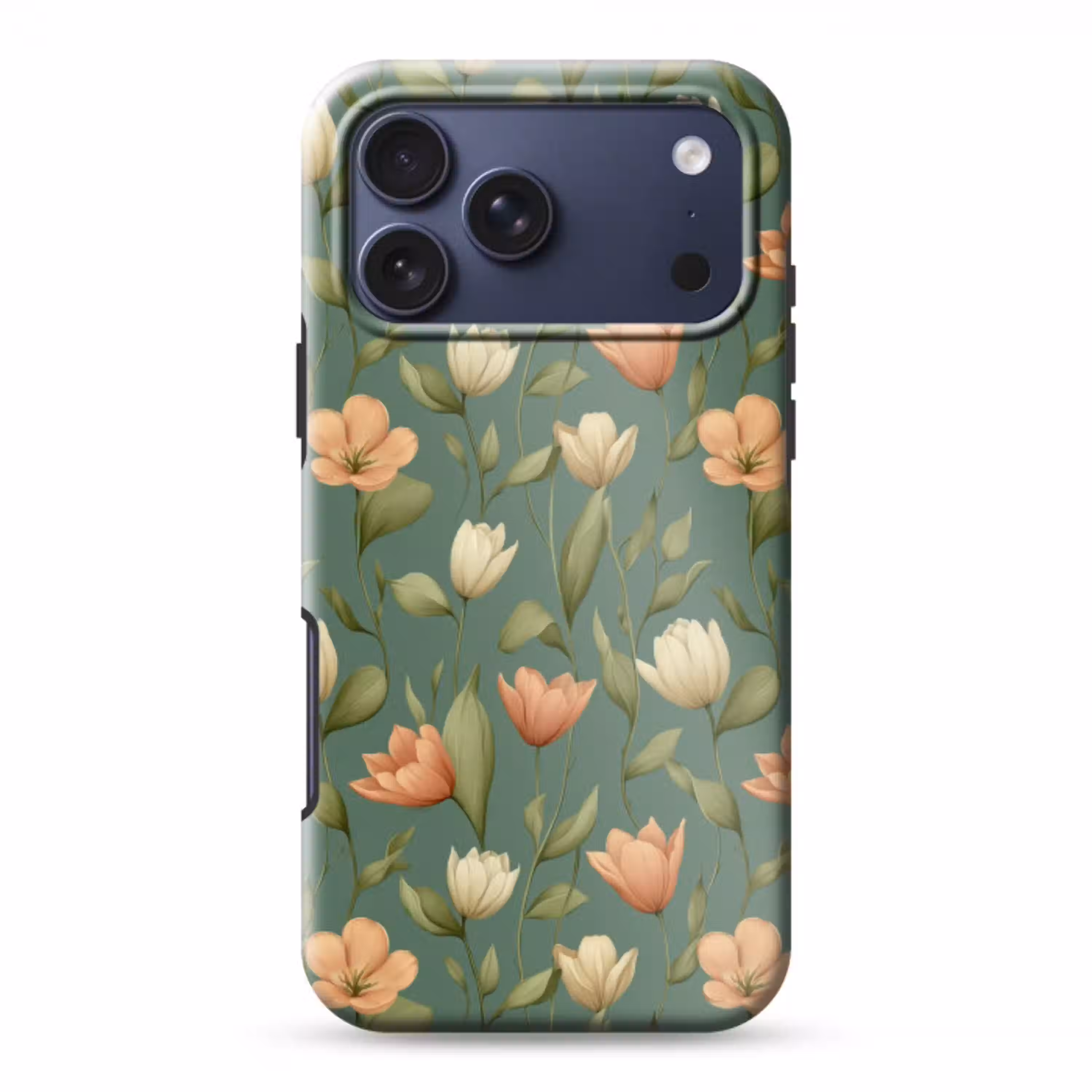 Tulpen - Botanisch - Groen Toughcase MagSafe Apple iPhone 17 Pro Max klein 1019 -3d