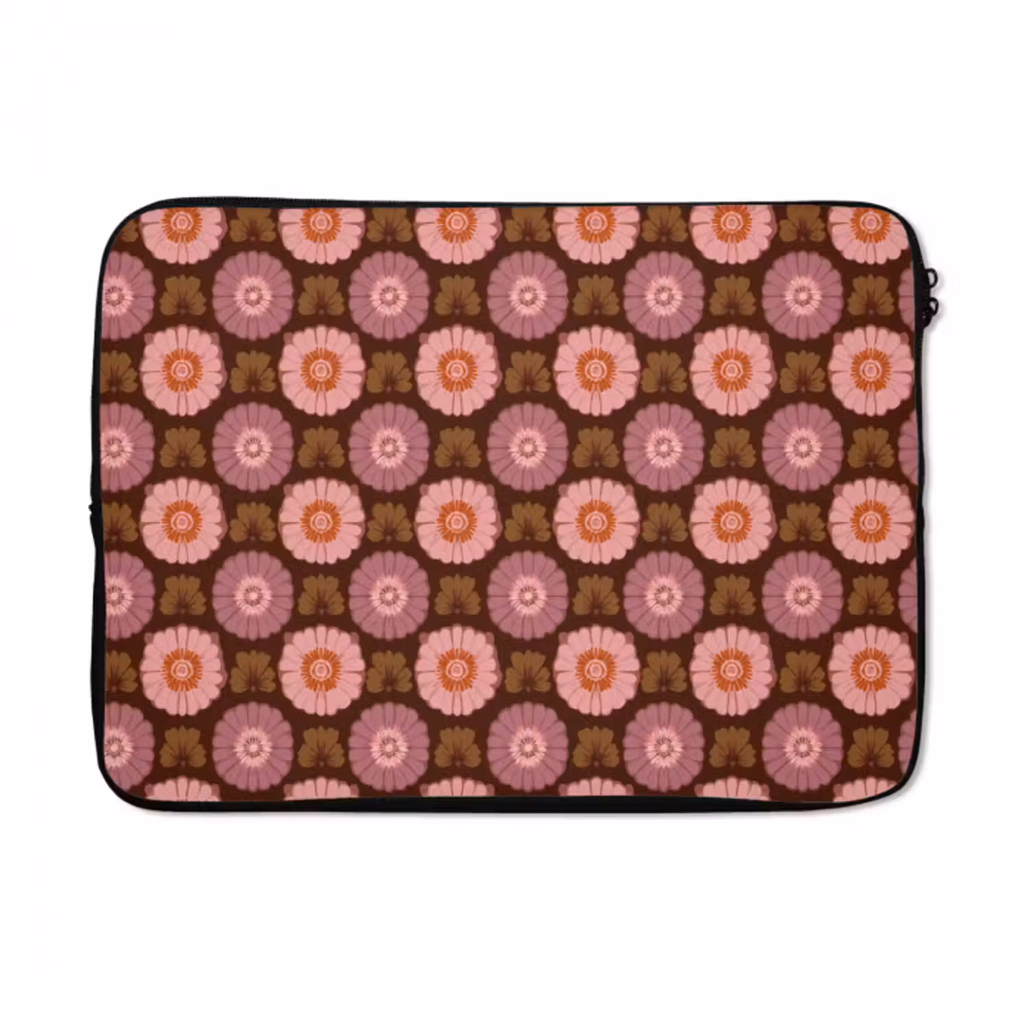 Laptop hülle - Retro - Gänseblümchen - Rosa
