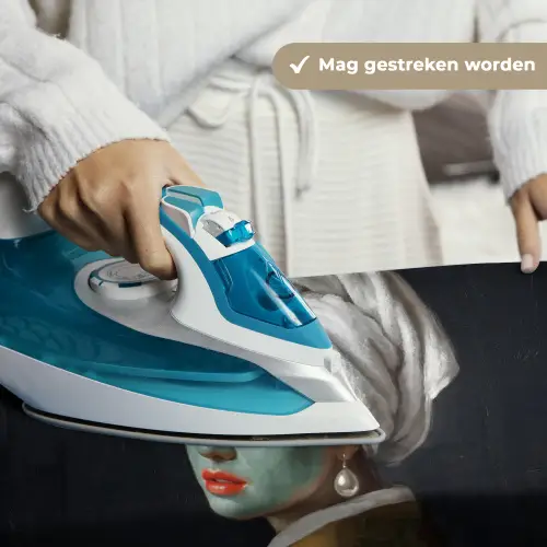 Iconisch - Modern - Kleurrijk Wandkleed katoen klein -sfeer9