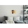 Geometrisch - Felle kleuren - Kubistische stijl Muursticker klein -slaapkamer